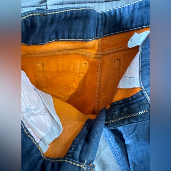 Jean polar fleece lined. Super comfy and warm - brand new no tags 28 x 31 women - Picture 4 of 6